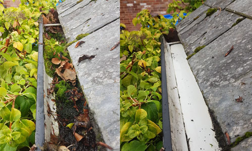 guttering clearing